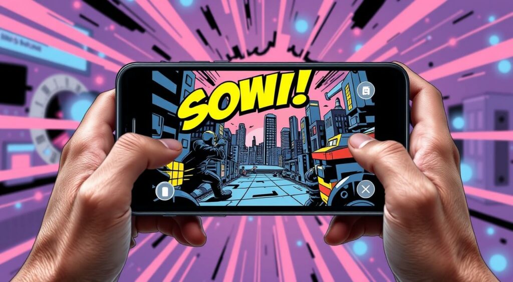 Gerar imagem de um celular gamer acessível
