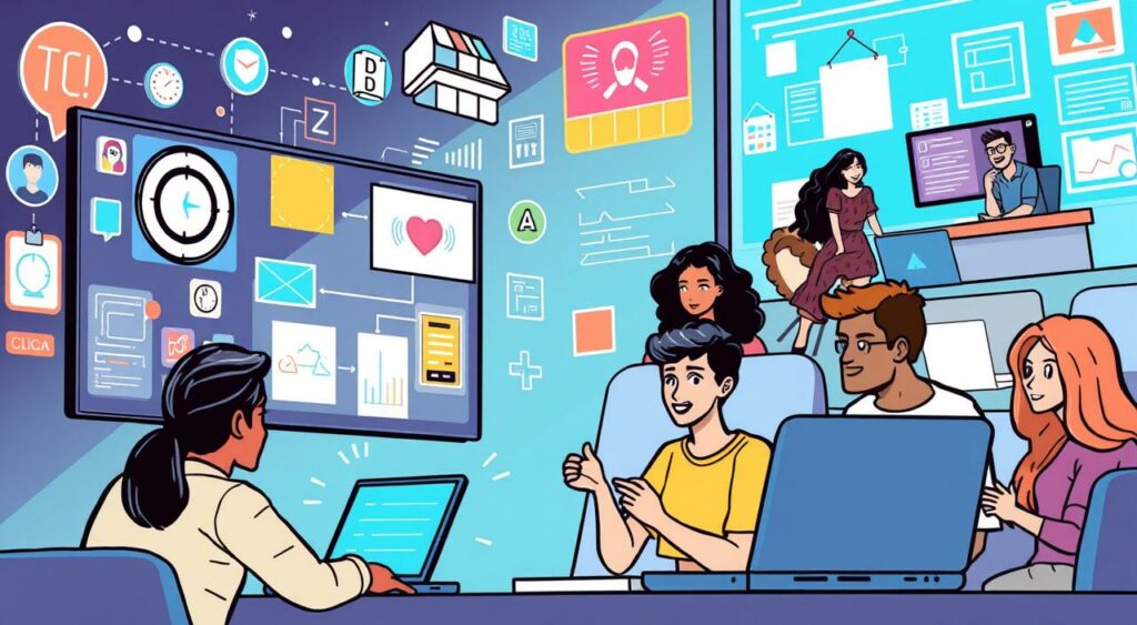 Imagem de um curso online de tecnologia
