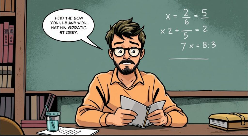 Imagem de um estudante usando o Socratic para resolver uma questão de matemática.