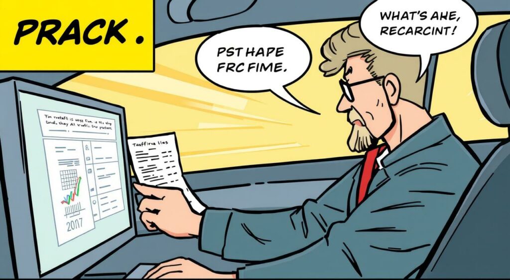 Imagem de um motorista consultando multas de trânsito no computador