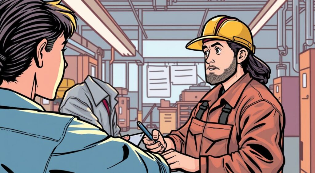 Imagem de um trabalhador em um curso de qualificação profissional