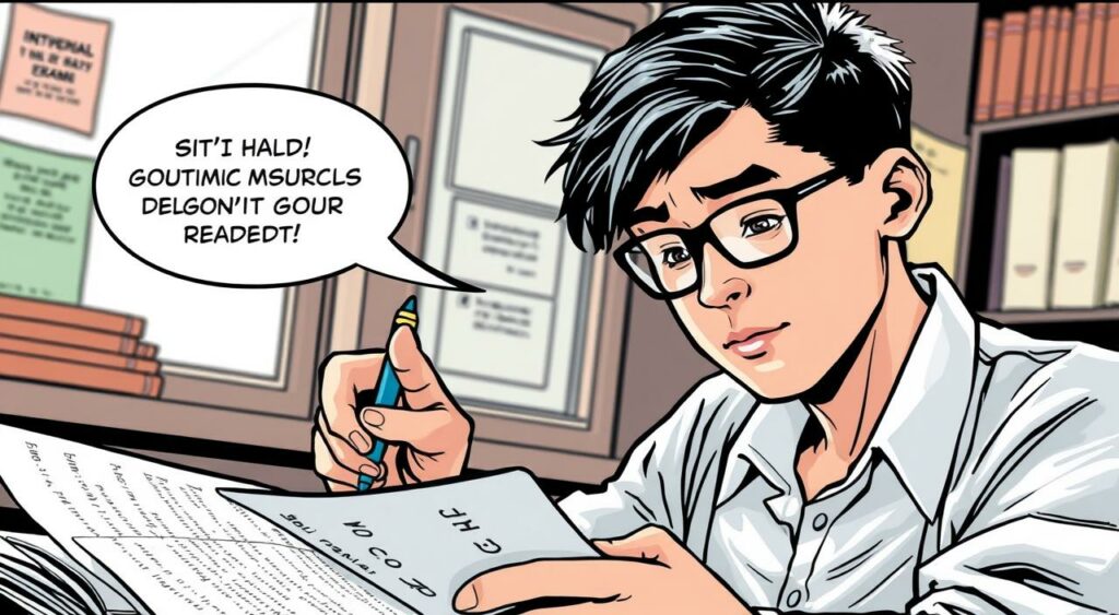 Imagem de uma pessoa estudando com materiais de concurso público