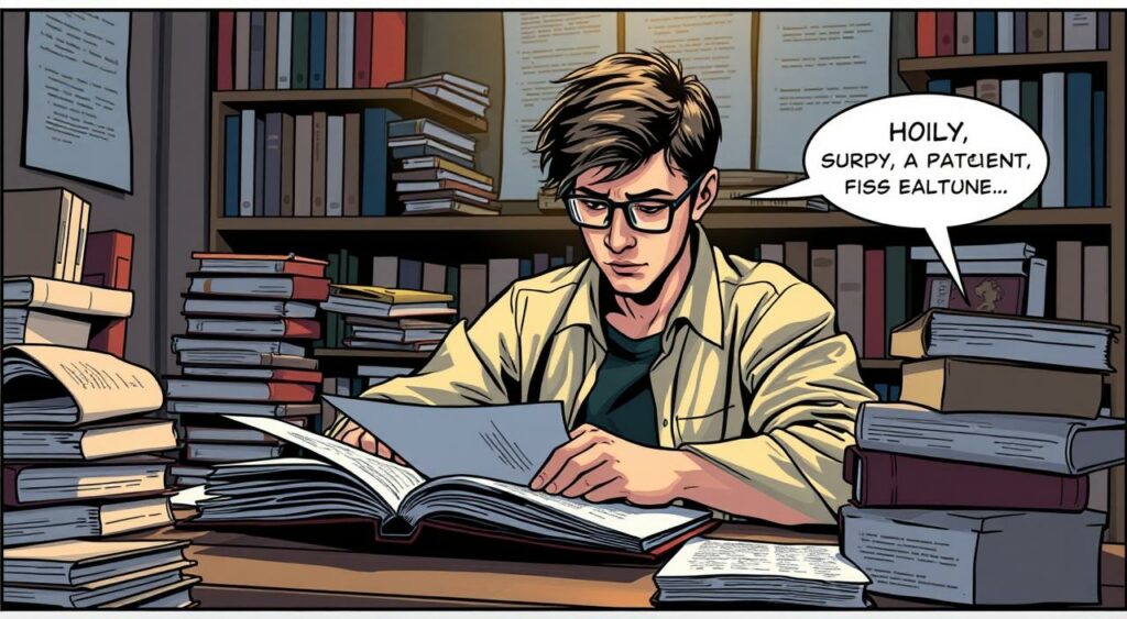 Imagem de uma pessoa estudando para um concurso público