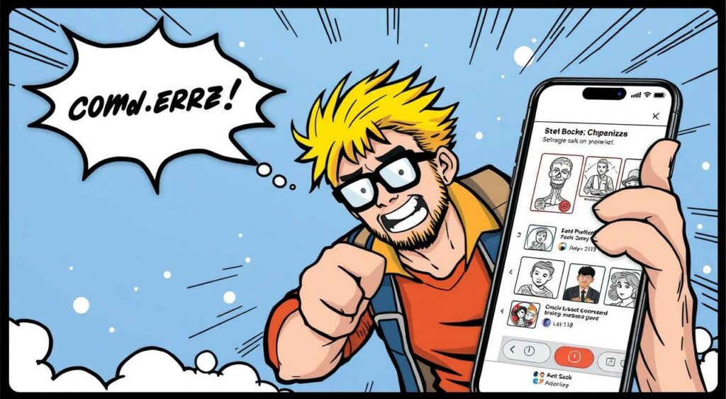 Imagem do aplicativo Organizze em funcionamento